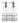 Clear Lotion Pump 2-Piece Set with Brushed Nickel Caddy