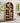 Juliet Arch Cabinet, Light Honey Finish